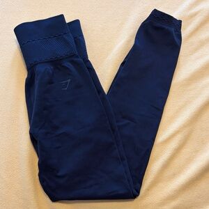 Gymshark Navy Blue High-Waisted Leggings